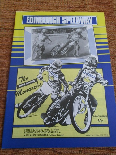 Programme speedway edimbourg - programme,