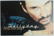 JOHNNY HALLYDAY - CARTE POSTALE OFFICIELLE PROMO "SANG POUR SANG"