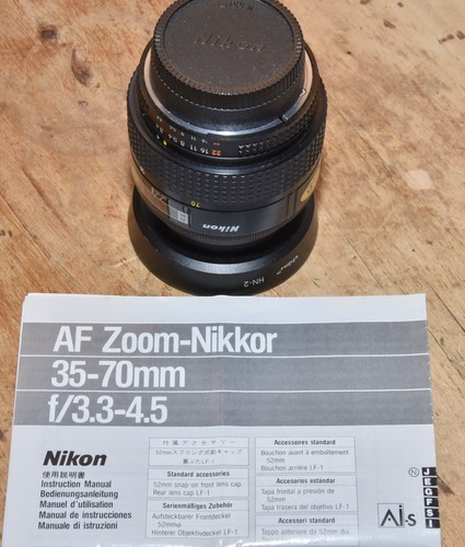 Nikon zoom 70mm - zoom, af
