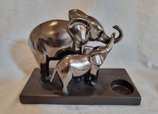 Photophore PARTYLITE  modèle Elephant éléphanteau en céramique  / parfait état