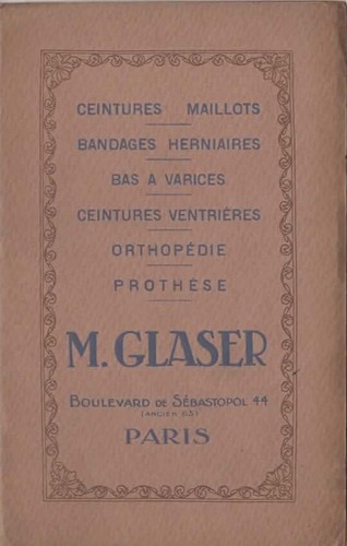 Catalogue glaser ceinture - catalogue,