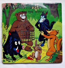 LIVRE DISQUE 33 T UNIDISC - SYLVAIN et SYLVETTE N° 6 - PAN-PAN DANS LA FORET
