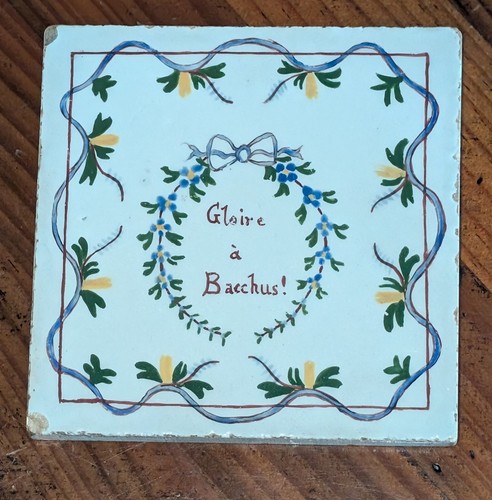 Carreau faïence creil - carreau, de