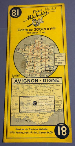 Carte routiere michelin - carte,