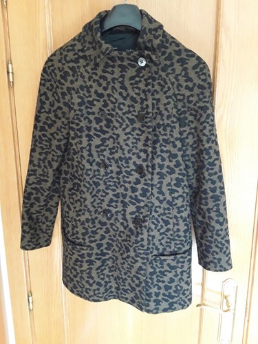 Manteau caban zara - léopard, 34