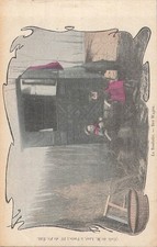 CP LA ROULOTTE - ENFANTS - "DECOUPEE" - 63334