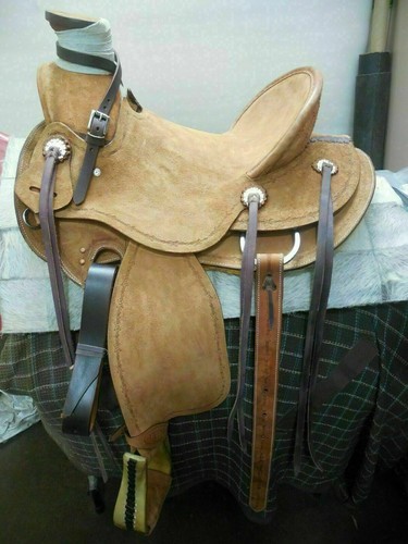 Selle western cuir ouat en - selle,