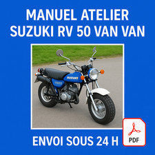 Manuel Atelier Suzuki RV 50