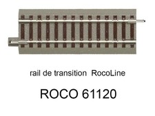 ROCO Rail de transition 100 mm