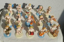 à choisir - 1 ancienne figurine bois fait main ange musicien STEINBACH Germany