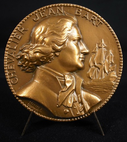 Médaille jean bart corsaire - bart,