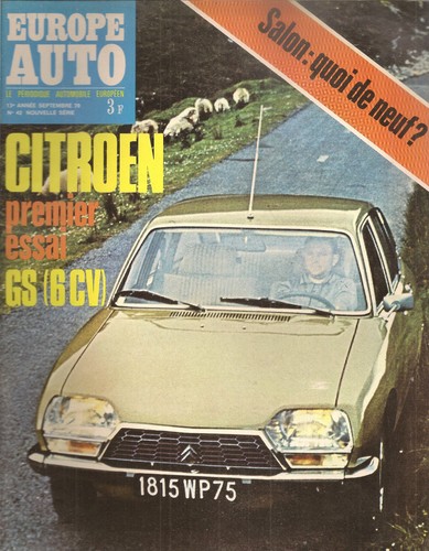 Europe auto 1970 citroen - europe,