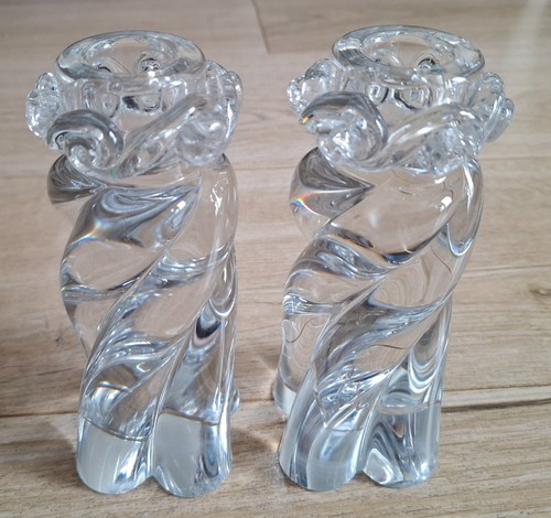 Paire bougeoirs baccarat - paire,