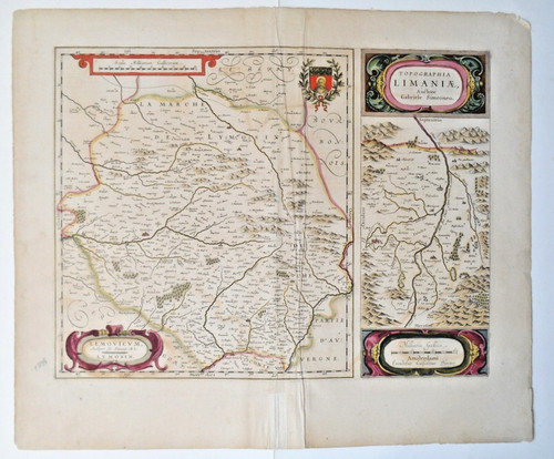 Carte limousin de - du,