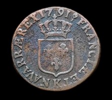 Louis XVI, Demi Sol À L'écu 1791 K Bordeaux 