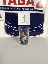 🪩 Ancien verre moutarde GOLDORAK 1970 dessin animé vintage AMORA Antenne 2 🇫🇷