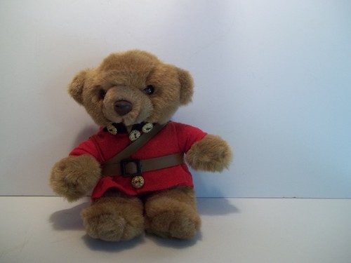 Canadian mountie teddy - mountie, bear