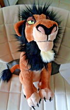 BB3/  PELUCHE DISNEY STORE SCAR LE ROI LION 35 CM 14p EXC ETAT