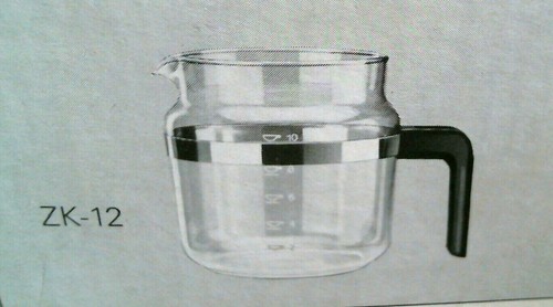 Verseuse verre cafetière