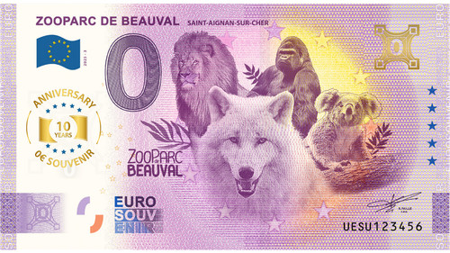 Billet souvenir 2025 france - billet,