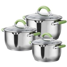Set de 3 Marmites Inox