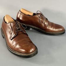 Chaussures Derby En Cuir Marron Taille 6.5