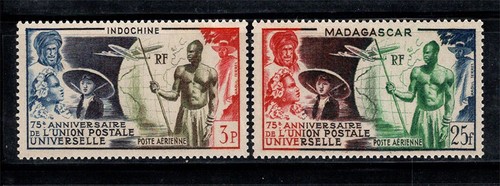 Indochine madagascar 1949 yv - madagascar,