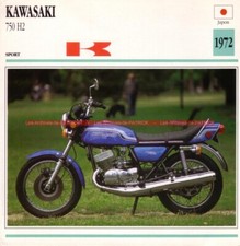 KAWASAKI H2 750 1972 : Fiche