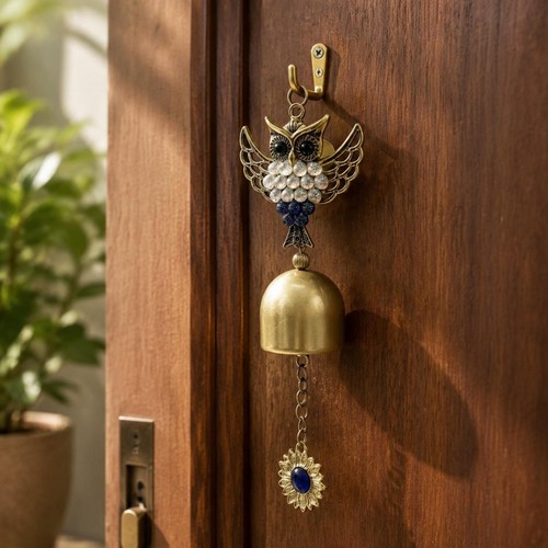 Cloche porte hibou son - de,