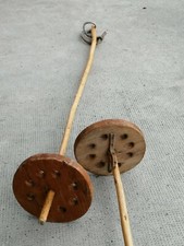 Ancienne paire de bâtons de ski art populaire Savoie ?