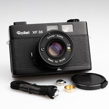 *SERVICED & TESTED* Rollei XF 35 Black Camera Sonnar 40mm 2.3 Lens S CLA N.MINT