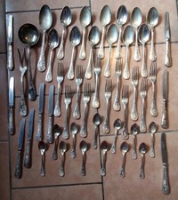 Ménagère En Métal Argenté Art De La Table 20e Siècle Déco Intérieur Vintage 