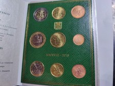 Coffret BU 9 Pièces Vatican de 2018 edition spéciale.