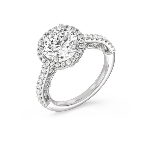 Bague diamant fiançailles - , en