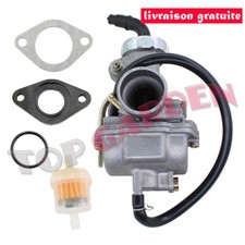PZ20 Carburateur pour 50cc 70cc 90cc 110cc 125cc 135 ATV Quad Gokart SUNL TAOTAO