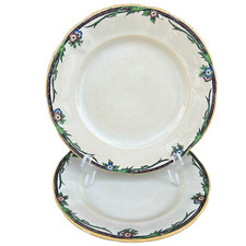 2 grandes assiettes anciennes