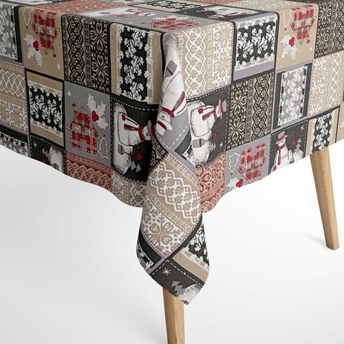 Nappe coton noël - nappe, en