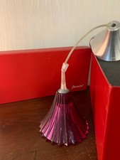 3 suspensions modèle mille nuits mauve en cristal de Baccarat (prix à la pièce)