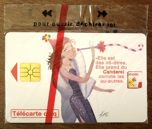 Telecarte canderel kiraz - telecarte, 5u
