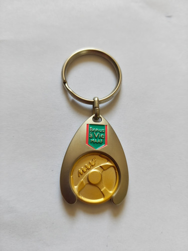 Porte clés jeton caddie - porte-clés,