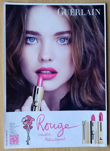 Publicité papier rouge - -, à