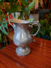 Pichet en étain "Les étains du manoir" Paris France titre légal