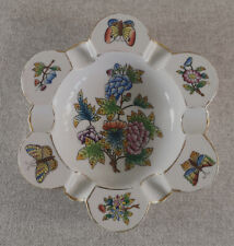 MAGNIFIQUE CENDRIER EN PORCELAINE HEREND HUNGARY HONGRIE