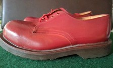 COLLECTOR DOC  MARTENS basse Coque Pointure 37.Années 90.ROUGE MAT