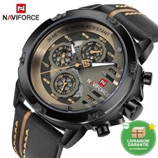 Montre homme militaire cuir - militaire,