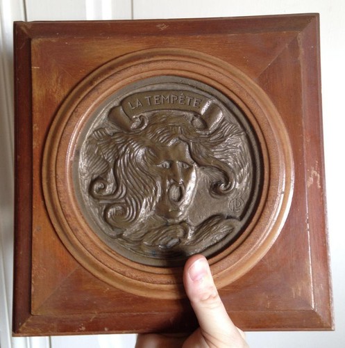 Cadre bronze bas relief - cadre,
