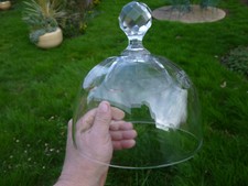 JOLIE CLOCHE EN CRISTAL BLANC TAILLÉ  DE BACCARAT / SAINT-LOUIS DEBUT XXème