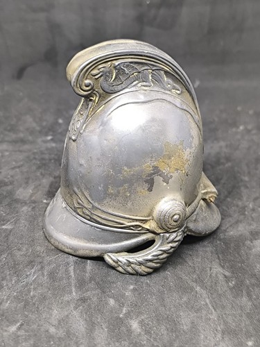 Encrier casque pompier - casque, 19eme