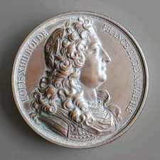 Belle Médaille De Louis XIV