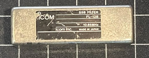 Icom 128 khz - fl-128, 2.4